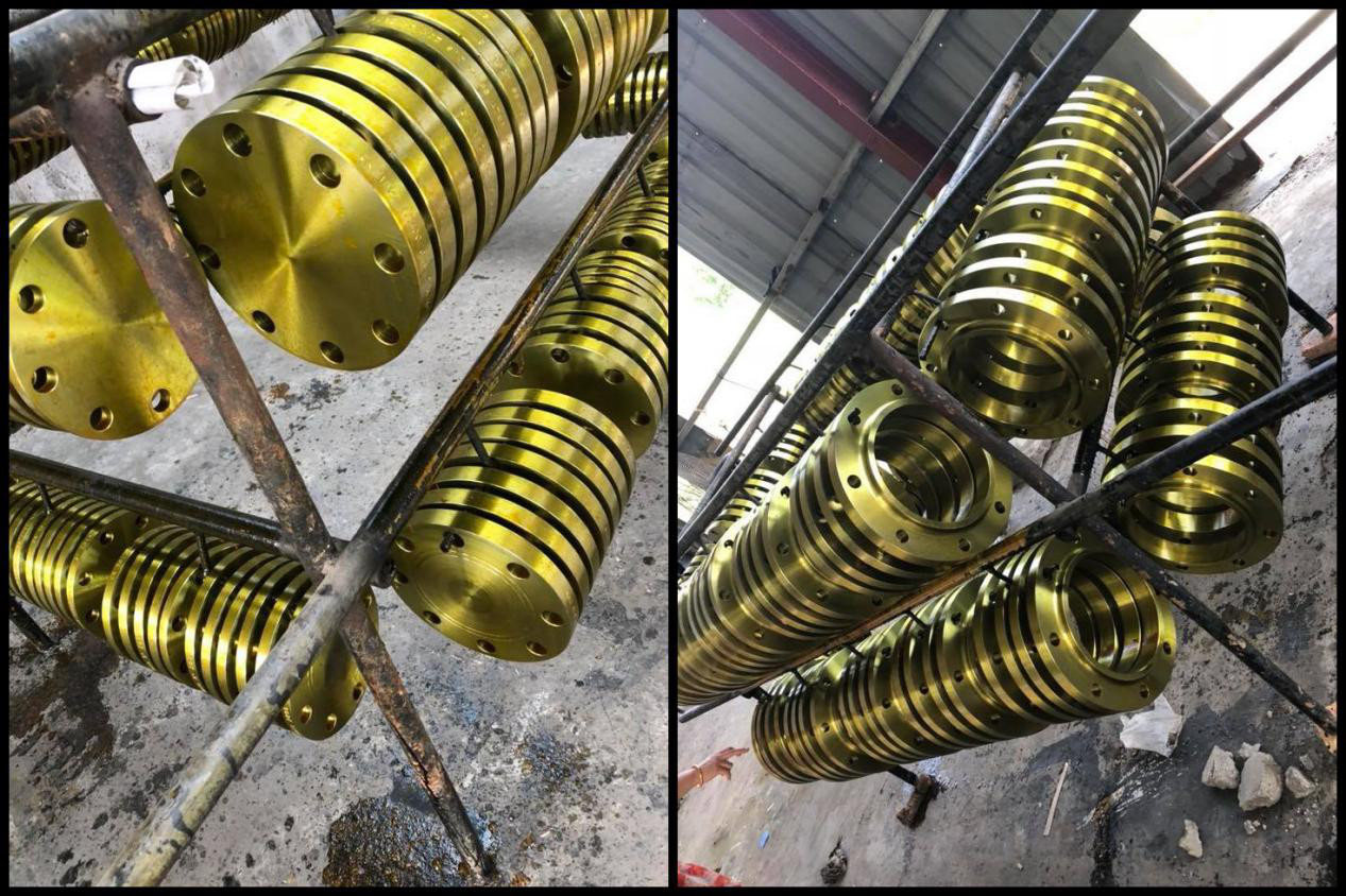 Poena ad customized postulationem Yellow Flanges